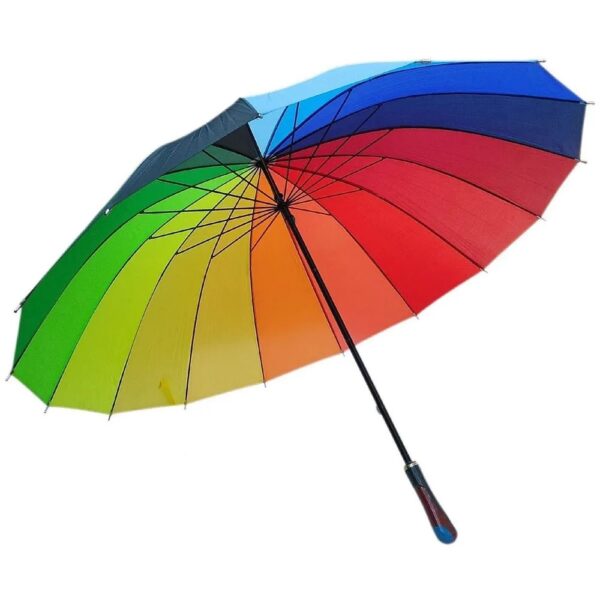 Long Stick Multicolor Umbrella